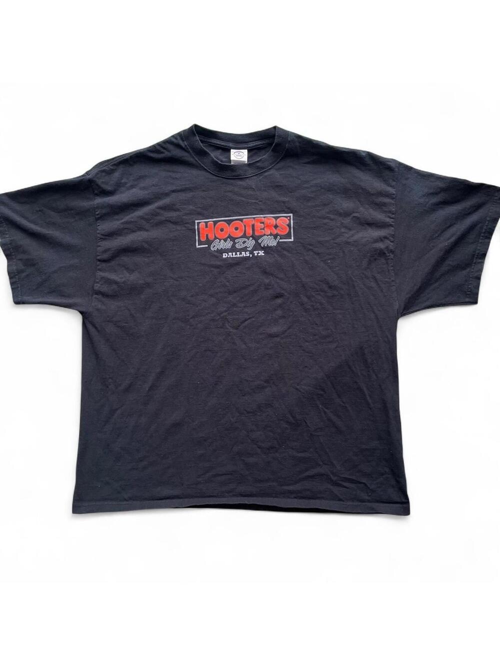 Hooters Girls Dig Me! Dallas Texas Graphic 2XL Black T-Shirt